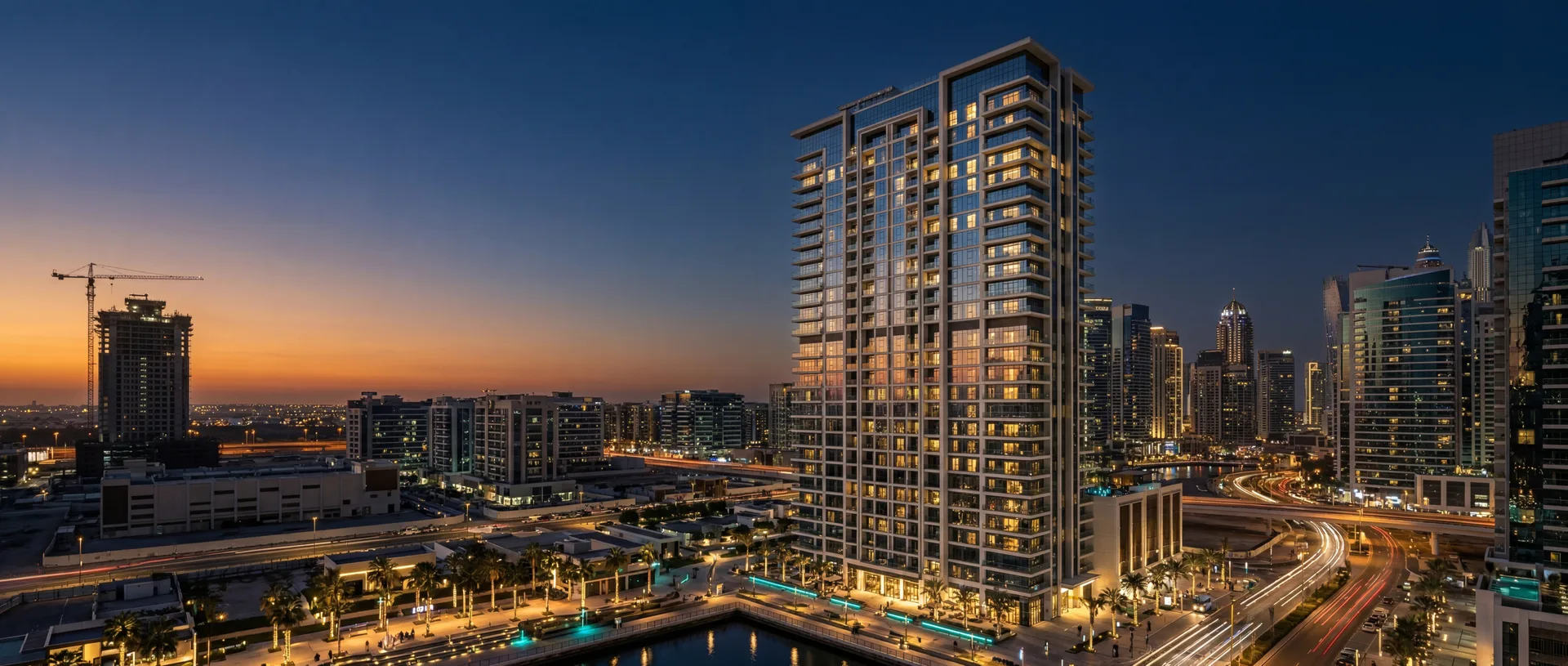 Building exterior at the moment of developer handover